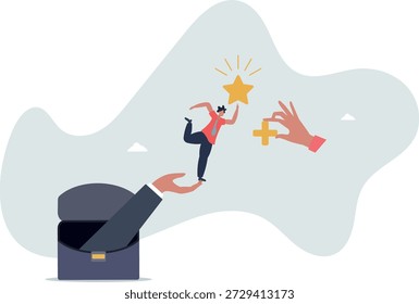 Valor agregado, aumentar el valor o el Precio del producto para obtener ganancias, ventaja adicional o desarrollo para un concepto más beneficioso. vida y empleo de las personas.