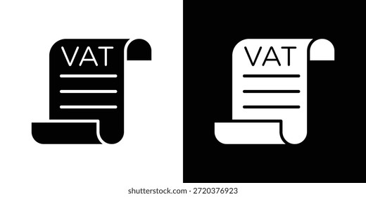 Impuesto sobre el valor añadido Icono IVA para App y Branding.