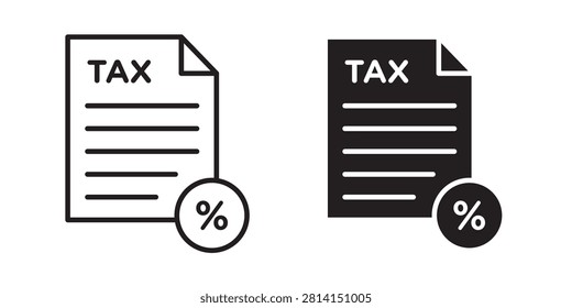 Value added tax VAT icon vector for app web use..