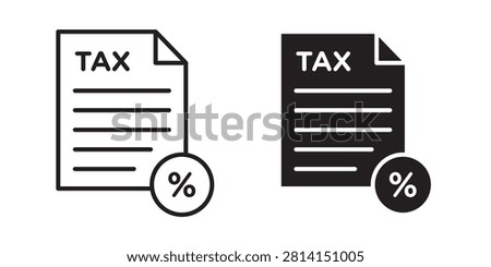 Value added tax VAT icon vector for app web use..