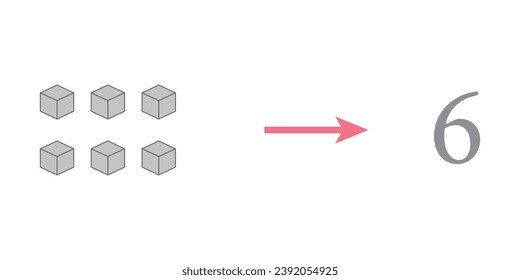Value of base ten blocks example. Names and examples. Learning about base ten blocks. Flats longs squares in mathematics. Scientific resources for teachers and students. Vector illustration.