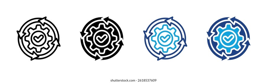 Value Chain Icon Element For Design