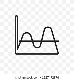 Value Chart vector linear icon isolated on transparent background, Value Chart transparency concept can be used for web and mobile