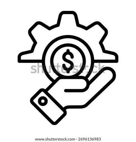 Value Creation Icon Element For Design And Vector