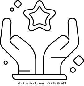 Value Feedback Icons with black outline style. Thin line icon related to feedback, rating, testimonials, quick response, satisfaction and more. Simple web icon. Vector illustration