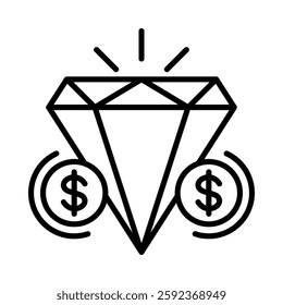 Value Icon Element For Design