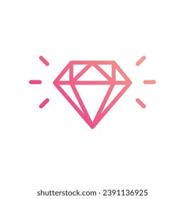 Value icon isolate white background vector stock illustration