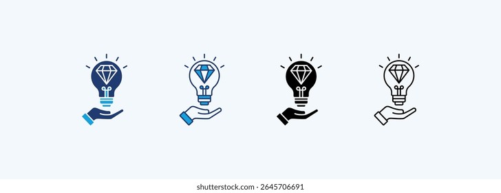 Value Icon Set Multiple Style Collection