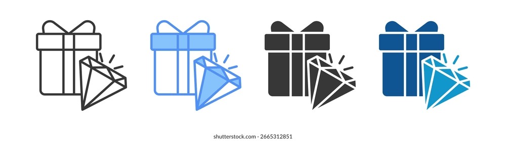 Value Icon Set Multiple Style Collection