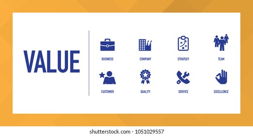Value Infographic Icon Set