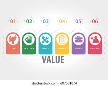 VALUE INFOGRAPHIC ICONS
