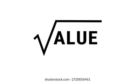Inscripción de valor en raíz matemática