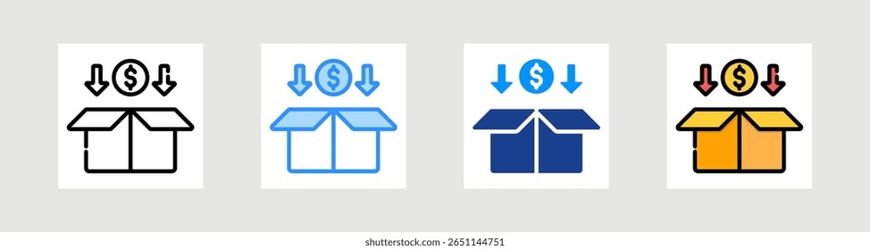Value Is Inside Icon Collection Set Multiple Style