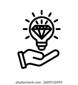 Value Line Vector Illustration On White Background.