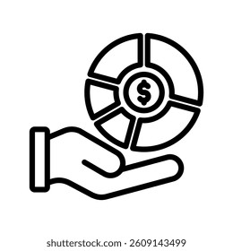 Value Line Vector Illustration On White Background.