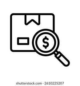 Value Line Vector Illustration On White Background.