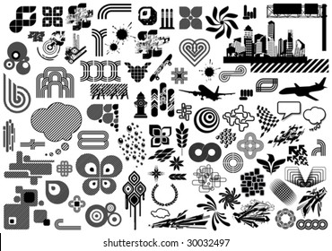 Value Pack: Collection of design elements. Much more design elements in my portfolio.