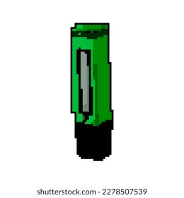 vectores retro de arte de píxel de juego de ph de valor. galería de vídeo de ph meter bit cash value. ilustración vintage antigua