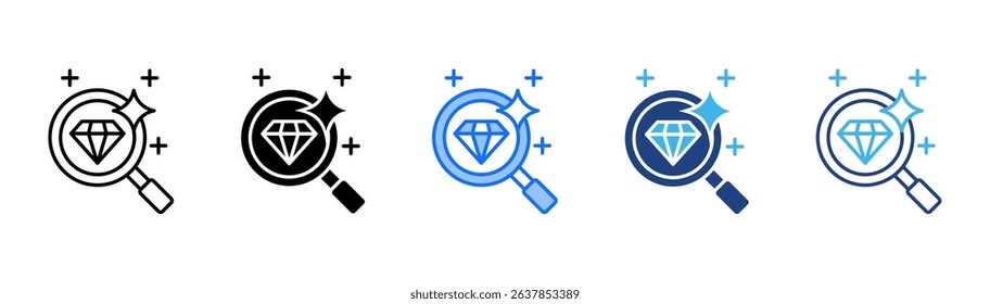 Value Proposal Icon Set With Multiple Style For Design