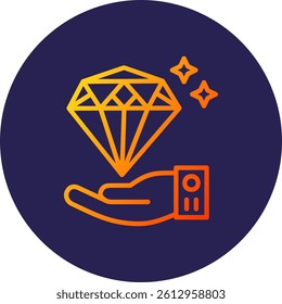 Value Proposal Line Circle Gradient Style