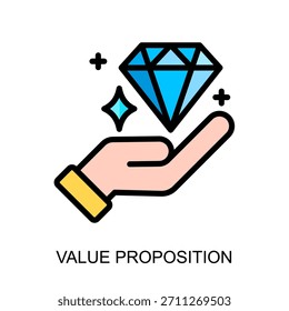 Value Proposition Color Lineal Color Icon