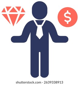 Value Proposition Icon Element for Design