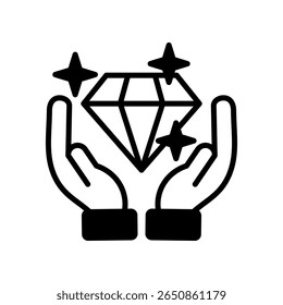 Value Proposition Icon Mixed Vector Illustration
