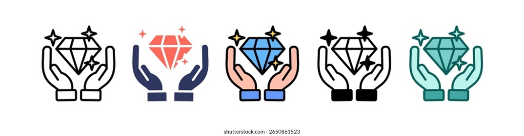 Value Proposition Icon Multiple Vector Illustration