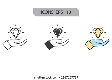 Value Proposition Icons  Symbol Vector Elements For Infographic Web