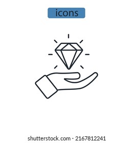 Value Proposition Icons  Symbol Vector Elements For Infographic Web