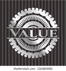 Value silvery emblem