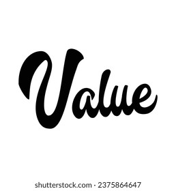 value text on white background.