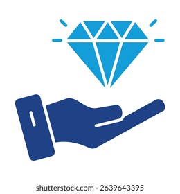 Values Dual Tone Icon Element For Design