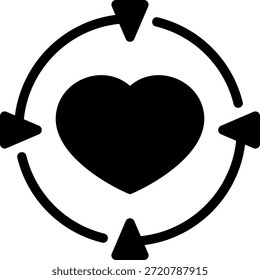 valores ícone de glifo ilustração vetor