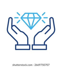 Values-Symbolelement für Design