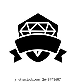 Values vector icon. Jewel illustration sign. Diamond symbol. Rich web icon.