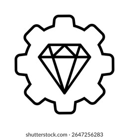 Conjunto de iconos de Vector de valores. Colección de signo de ilustración de joya. Símbolo de diamante. Icono de Web rico.