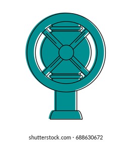 valve and handle with pipe icon image 