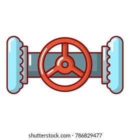Valve icon. Cartoon illustration of valve vector icon for web.