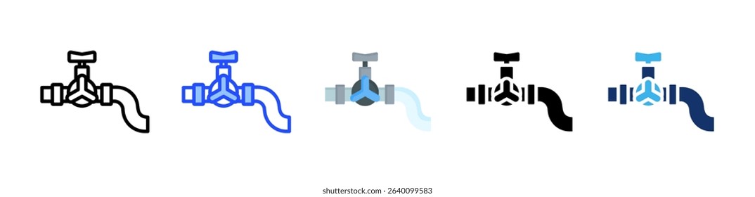 Valve Icon Collection With Multiple Styles