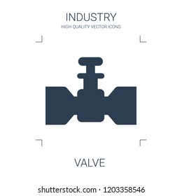 valve icon. high quality filled valve icon on white background. from industry collection flat trendy vector valve symbol. use for web and mobile