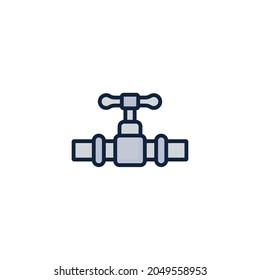 Icono De Válvula Aislado En Fondo Blanco