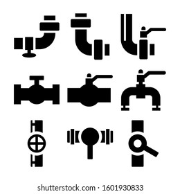 valve icon isolated sign symbol vector illustration - Collection of high quality black style vector icons
