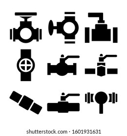 valve icon isolated sign symbol vector illustration - Collection of high quality black style vector icons
