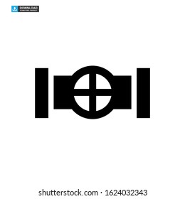 valve icon isolated sign symbol vector illustration - high quality black style vector icons

