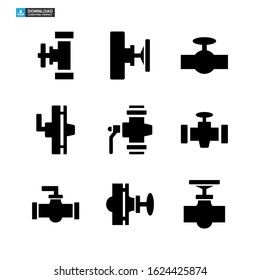 valve icon isolated sign symbol vector illustration - Collection of high quality black style vector icons
