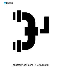valve icon or logo isolated sign symbol vector illustration - high quality black style vector icons
