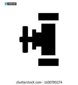 valve icon or logo isolated sign symbol vector illustration - high quality black style vector icons

