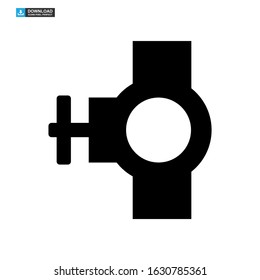 valve icon or logo isolated sign symbol vector illustration - high quality black style vector icons
