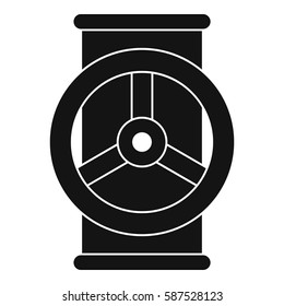 Valve icon. Simple illustration of valve vector icon for web